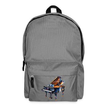 Wasserfarben Piano Impression - Rucksack - Mittelgrau - Vorne