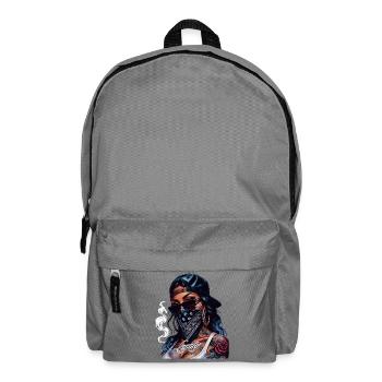 Loyalität im Straßenstil - Rucksack - Mittelgrau - Vorne