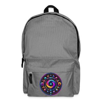 Psy Circle Kosmischer Wirbel - Rucksack - Mittelgrau - Vorne