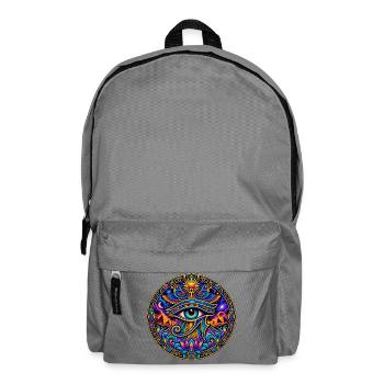 Auge des Horus - Rucksack - Mittelgrau - Vorne