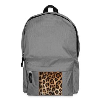 Wildleopardenfell - Rucksack - Mittelgrau - Vorne