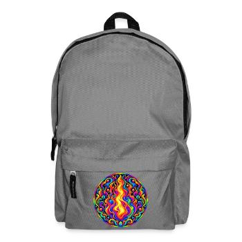 Feuer - Rucksack - Mittelgrau - Vorne
