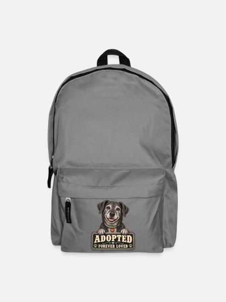 Hundesenior Adoption – Forever Loved - Rucksack - Mittelgrau