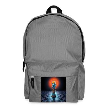 Quantum Knight: Der Zug der Matrix - Rucksack - Mittelgrau - Vorne