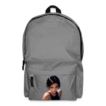 Girl Manga Fitness-Schwimmerin - Rucksack - Mittelgrau - Vorne