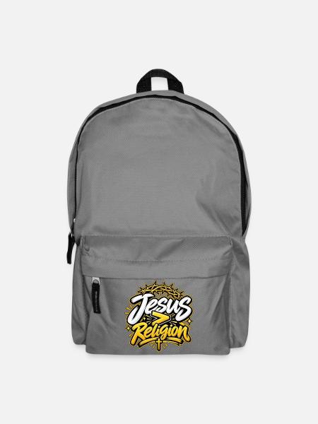 Jesus > Religion - Rucksack - Mittelgrau