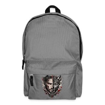 Schattenmann und Werwolf - Rucksack - Mittelgrau - Vorne