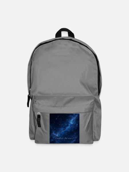 Sternenhimmel - Rucksack - Mittelgrau