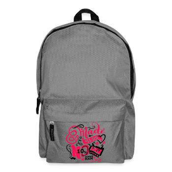Ohne KI entwickelt - Rucksack - Mittelgrau - Vorne