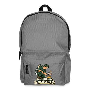 Mausflüsterer - Rucksack - Mittelgrau - Vorne