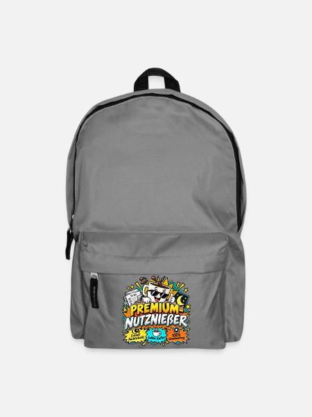 Premium-Nutznießer Kaffeeheld - Rucksack - Mittelgrau