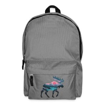Abendmoose Panorama - Rucksack - Mittelgrau - Vorne