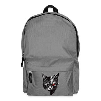 Halb-Katze Cyborg-Katze - Rucksack - Mittelgrau - Vorne