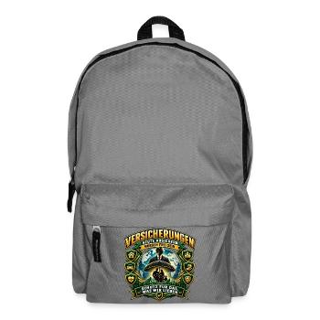 Versicherungsvertreter & Finanzberater | Finanzen  - Rucksack - Mittelgrau - Vorne