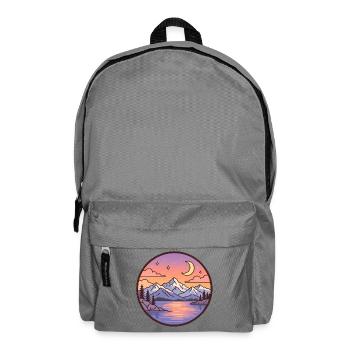 Mondsee Berglandschaft - Rucksack - Mittelgrau - Vorne