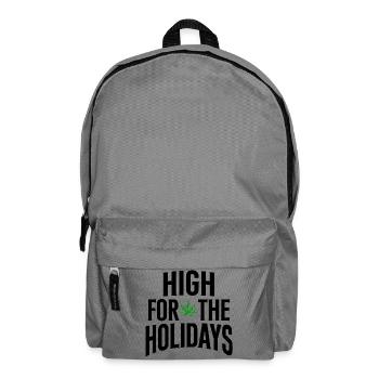 High für die Feiertage - Rucksack - Mittelgrau - Vorne