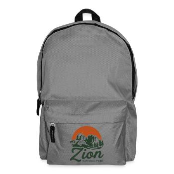 Retro Zion - Rucksack - Mittelgrau - Vorne