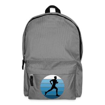 Geschenkidee für einen Running mit Running - Rucksack - Mittelgrau - Vorne