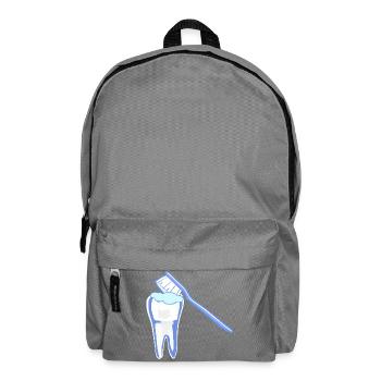 Zahnputz Helden Design - Rucksack - Mittelgrau - Vorne