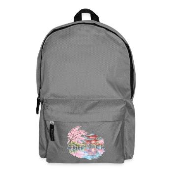 Kirschblütenpark am Pagodensee - Rucksack - Mittelgrau - Vorne