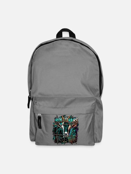 Hinter Gittern: Neonziege - Rucksack - Mittelgrau
