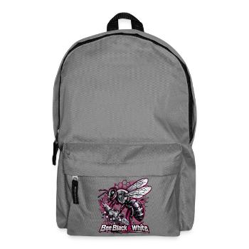Biene Neon Schwarz-Weiß Tech - Rucksack - Mittelgrau - Vorne