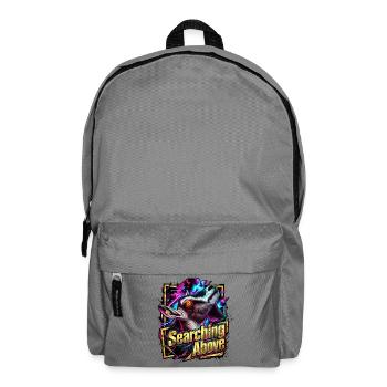 Neonwolf auf der Suche Oben - Rucksack - Mittelgrau - Vorne