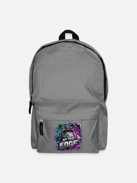Neonspinnen am Rand - Rucksack - Mittelgrau