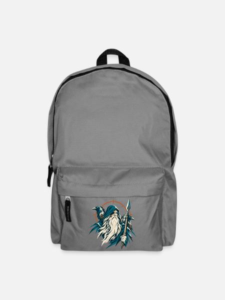 Odin Allvater Raben Huginn Muninn Wikinger - Rucksack - Mittelgrau