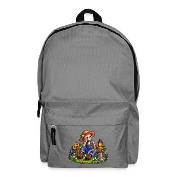 Skelettgärtner im Sonnenfeld - Rucksack - Mittelgrau - Vorne