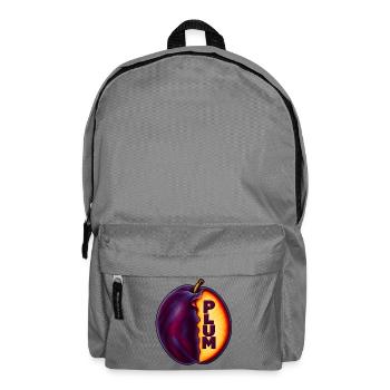 PLUM – Fruchtkunst - Rucksack - Mittelgrau - Vorne