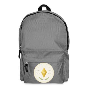 Waage - der schwebende Kristall - Rucksack - Mittelgrau - Vorne