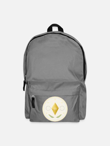Waage - der schwebende Kristall - Rucksack - Mittelgrau