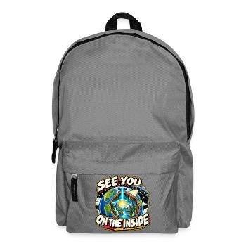 See You On The Inside – Hollow Earth - Rucksack - Mittelgrau - Vorne