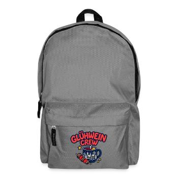 Glühwein Crew - Rucksack - Mittelgrau - Vorne