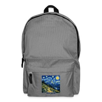 Wandern mit Gogh - Rucksack - Mittelgrau - Vorne