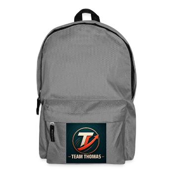 Team Thomas Familienname Teamname Unternehmensname - Rucksack - Mittelgrau - Vorne