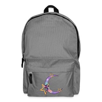 Mondtraum mit Sternenfee - Rucksack - Mittelgrau - Vorne