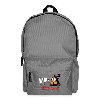 Hobby-Barista Geschenk für die erste Brühstation - Rucksack - Mittelgrau - Vorne