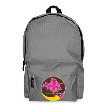 Sommer-Strand und Gute Laune - Rucksack - Mittelgrau - Vorne