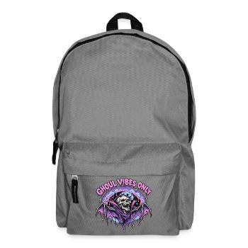 Ghoul Vibes Bat Halloween - Rucksack - Mittelgrau - Vorne