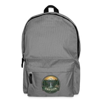 Oregon Multnomah Falls Mount Hood Reisegeschenk - Rucksack - Mittelgrau - Vorne