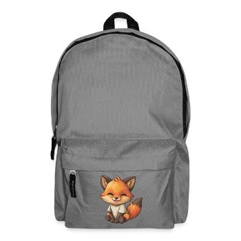 Kuschelfuchs im Shirt - Rucksack - Mittelgrau - Vorne