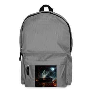 Geisterauto Halloween-Mond - Rucksack - Mittelgrau - Vorne