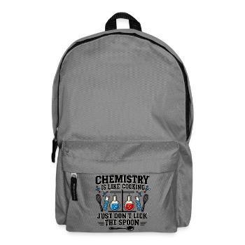 Lustiger Organischer Chemiewissenschaftler und Student-Lehrbeauftragter - Rucksack - Mittelgrau - Vorne