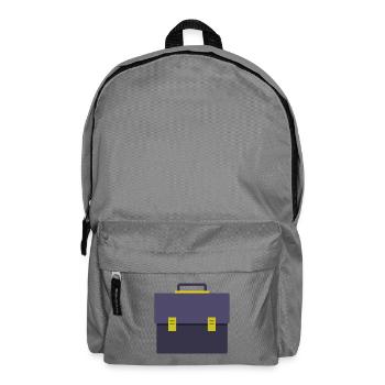 Arbeitstasche - Rucksack - Mittelgrau - Vorne