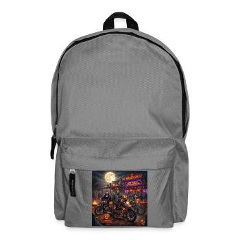 The Wicked Spoke Halloween Biker Night - Rucksack - Mittelgrau - Vorne