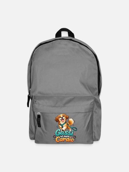 Gassi ist mein Cardio - Rucksack - Mittelgrau