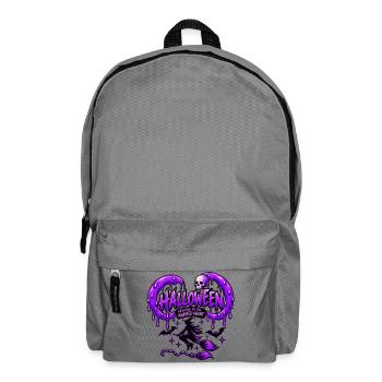 Lila Spuk-Halloween - Rucksack - Mittelgrau - Vorne