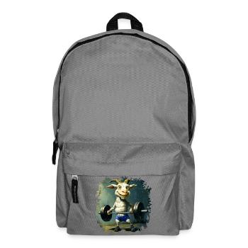 Ziegen Fitness / Trainer Goat - Rucksack - Mittelgrau - Vorne